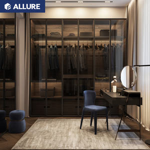 Armadi a Muro Moderni in Legno a Forma di L, Design Personalizzato per Camera da Letto, Vendita all'Ingrosso - Product Image 5