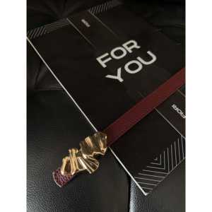 Hebilla de Cinturón de Diseño Fiori, Placa de Aleación, Estilo Casual, Accesorio de Moda para Mujer - Product Image 2