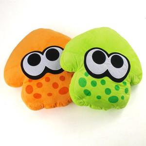 Peluche de calmar Splatoon, personnage d'<span class=keywords><strong>anime</strong></span> et de jeux, en vert et <span class=keywords><strong>orange</strong></span>, en stock - Product Image 1