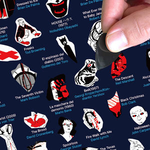 Poster Classici di <span class=keywords><strong>Film</strong></span> Horror 100 Pezzi, Poster da Grattare di Thriller, Poster di <span class=keywords><strong>Film</strong></span> con 100 Fantasmi da Grattare - Product Image 4