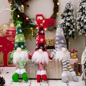 TSINYE Gnomes LED décorations de Noël, lumières alimentées par piles, Tomte suédois lumineux, gnome de Noël en peluche, elfe, poupée scandinave, Père Noël - Product Image 1