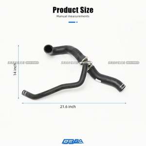 Piezas de automóvil en T inferiores de la manguera del radiador de la venta caliente para Maserati Ghibi Quattroporte V6 670001321 670031894 Material de goma - Product Image 5