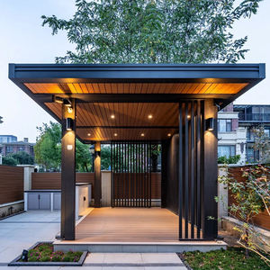 Auvents et abris de voiture en aluminium pour pergola à vendre – Support d'angle personnalisable pour poutres en bois - Product Image 1