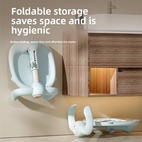 Support de bain réglable en plastique pour bébé et tout-petit, pour la salle de bain