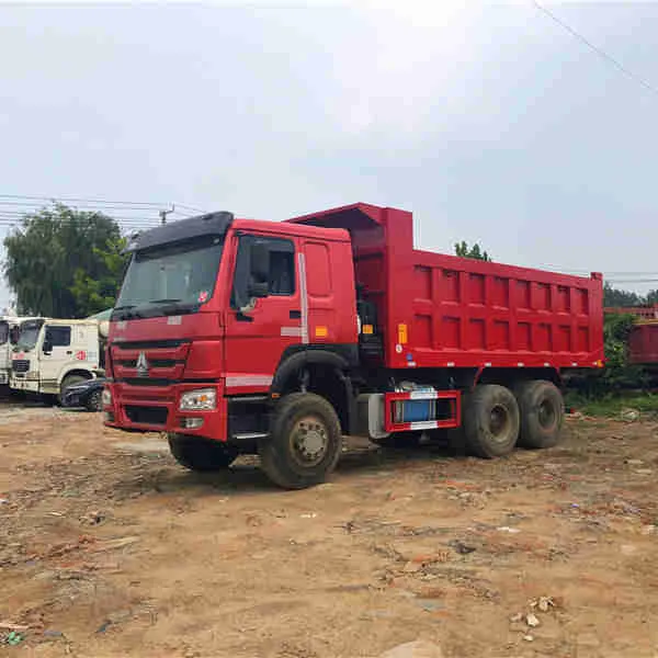 Used Truck Sinotruk HOWO 50 Tons 371 6X4 Dump Truck TipperトラックFor African Market