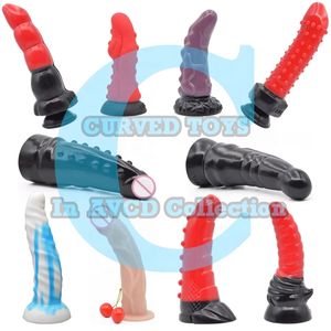 Juguete Sexual para Adultos QIAK AVCD NAC 10, Dildo Curvo para Estimulación del Punto G y Placer del Punto P, CUERNO DE RHINO PRIMARIO AFRICANO, 8.5 Pulgadas - Product Image 6