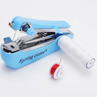 Machine à coudre manuelle portable mini, kit de couture rond multifonctionnel pour la maison par Springcome Creative Gifts
