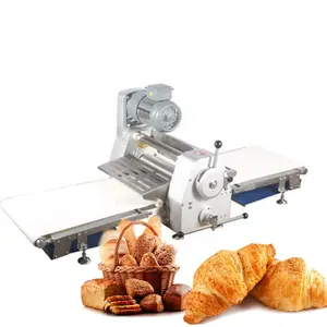Industrial tabletop manual small table top croissant bread pizza dough roller sheeter machine philippines for home
