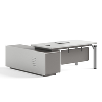Ensemble de bureau moderne pour cadres, table simple combinée pour patrons, présidents, managers et superviseurs, meuble bureau ordinateur