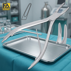 Rongeur à os manuel, instrument chirurgical certifié CE, chirurgie générale, classe I, acier inoxydable, instruments personnalisés - Product Image 2