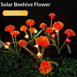 Lámpara Solar con Diseño de Colmena de Abejas, Clasificación IP65, para Decoración e Iluminación de Jardines, Patios, Caminos y Céspedes - Product Image 4