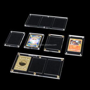 Boîte de rangement pour cartes TCG personnalisée de haute qualité, transparente, en acrylique, avec protection magnétique solide, pour booster pack Pokémon - Product Image 3