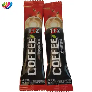 Customized Anti-static HDPE For Powder Drinks Instant Coffee Packaging Bags Coffee Sachet Cappuccino 3 In 1 Bag 16 Gm