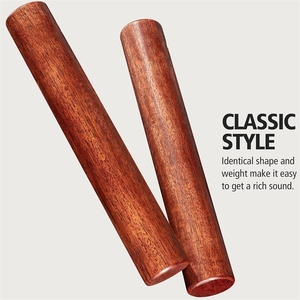 Palos de ritmo de madera dura de percusión clásica personalizados, instrumentos musicales, Claves, palos para estudio <span class=keywords><strong>en</strong></span> vivo y aulas - Product Image 5