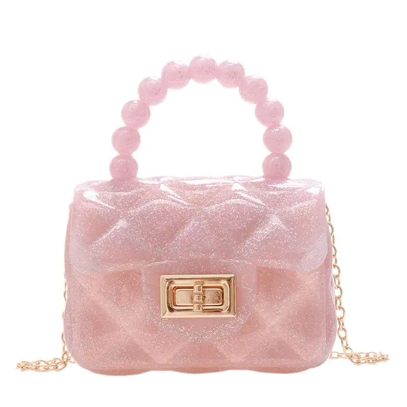 Mini bolsa de plástico transparente, bolsa de ombro transparente para garotas, bonita para crianças, de gelatina, meninas 2023