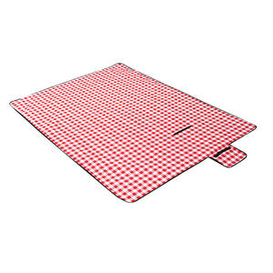 Tapis de camping et pique-nique pliable, léger, durable, grand format, imperméable, épais, à carreaux rouges et blancs, idéal pour les voyages en extérieur - Product Image 5