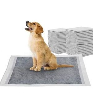 Tapis d'apprentissage pour chiots et petits animaux, 36g, 45x60cm, en charbon actif, pour l'urine, vente en gros à prix abordable - Product Image 6