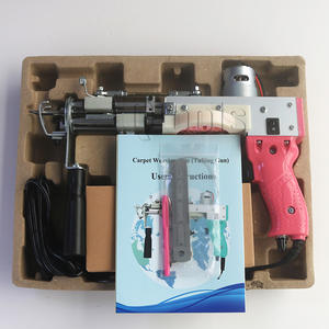 Stok Tersedia 2022 Penjualan Terlaris Mesin Tufting Gun <span class=keywords><strong>2</strong></span>-in-1 Cut/Loop Pile Motor PLC 100-240V Garansi 1 Tahun DIY Pembuatan Karpet Pink - Product Image 5