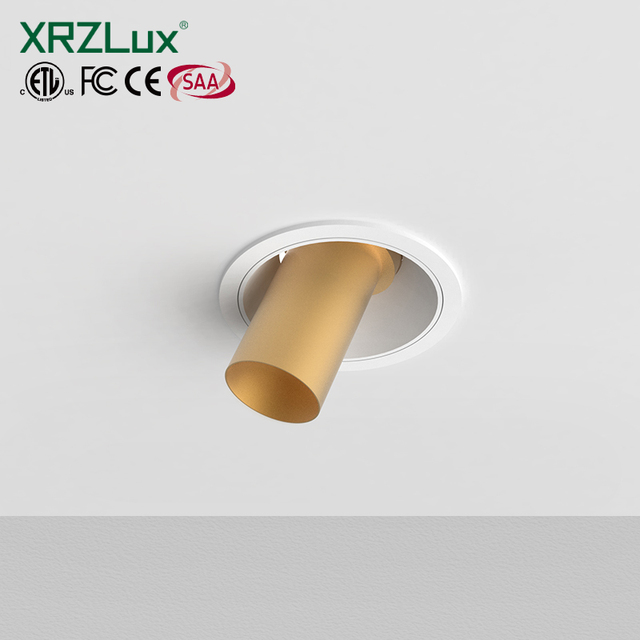 For 3-Inch Adjustable Anti-Glare LED Downlight Triac Dimmable 8W Spotlight ETL Certification Modern Aluminum COB Indoor