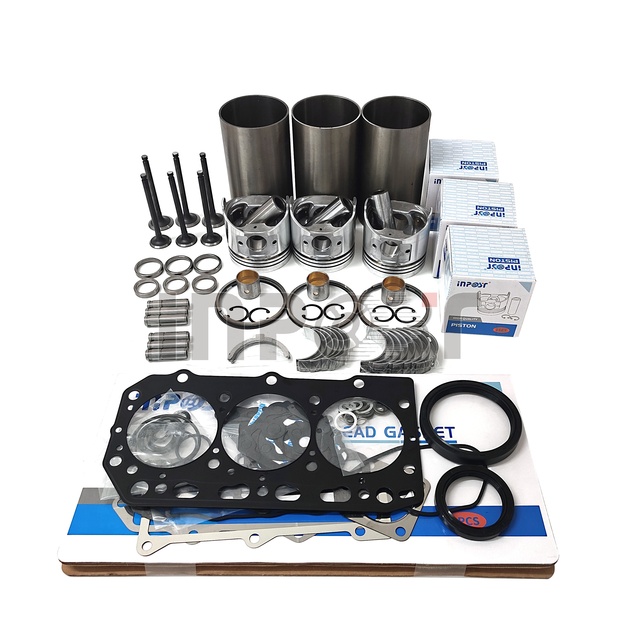 Engine Rebuild Kit Liner Piston Ring Bearing Con Rod Bush Valve Gasket for Yanmar 3TNV86 3TNV86CT