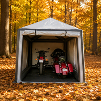 Offre Spéciale de couverture de hangar de moto pliant gonflable de haute qualité abri d'auto Portable tente de parking de moto Garage de moto