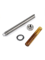 Chevilles chimiques, chevilles à expansion, vis d'ancrage M8-M10-M12-M14-M16-M30, double tête argentée