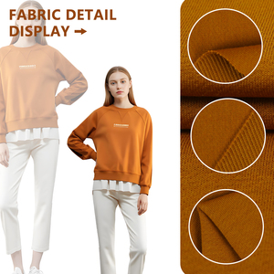 Tela de Felpa Francesa 32S de Algodón, Poliéster y Spandex, 185 cm de Ancho, 260 g/m², Tejido Elástico Suave para Sudaderas, Pantalones Deportivos y Conjuntos Casuales - Product Image 4