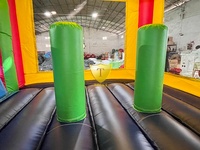 Centre de jeux gonflable pour enfants en PVC sécurisé avec toboggan, château gonflable d'extérieur