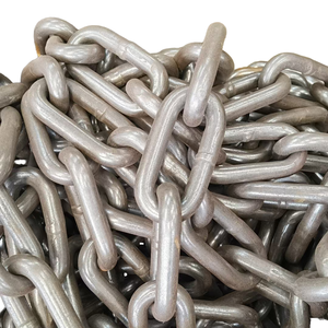 Cadena de Acero Aleado <span class=keywords><strong>SCIC</strong></span> para Piscifactorías y Acuicultura, Cadena Transportadora Soldada con Acabado de Zinc, Eslabones Medianos Estándar G50/G60/G80 19mm - Product Image 1