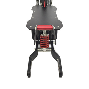 Pièces détachées pour trottinette électrique légère de 10 pouces : cadre à ressort amortissant, taille ouverte 135 mm avec compartiment batterie 46*16.5*9 cm - Product Image 3