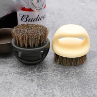 Offre Spéciale – Brosse à Barbe en Plastique de Haute Qualité avec Emballage Personnalisé, Brosse à Cheveux de Cheval pour Barbe