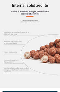 TOGAWA matériau synthétique <span class=keywords><strong>Natto</strong></span> Quartz boule filtre média Aquarium <span class=keywords><strong>Bio</strong></span> balles écologique 6mm diamètre réservoir de poissons étang salon - Product Image 5