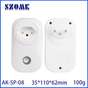 Умная розетка Szomk OEM из огнестойкого поликарбоната, Wi-Fi, 3 гнезда, 10-16А, CE, для умного дома, в корпусе - Product Image 4
