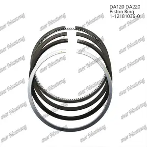 Da120 da220 vòng piston 1-12181036-0 cho các bộ phận sửa chữa động cơ ISUZU