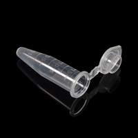 Tube à centrifuger stérile en plastique de laboratoire à vis bleue Tube à centrifuger à fond conique rond de 50 ml 15ml