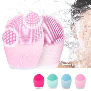 KKS Facial Lift Waterproof Sonic Massage Electric Silicone Facial Cleansing Brush