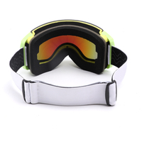 Masque de ski magnétique sans monture Dacheng Optical Designer en TPU avec verres cylindriques anti-buée UV400, grande taille pour adultes, sports de neige