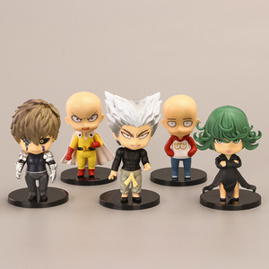 Vente en gros de figurines Saitama Genos Tatsumaki <span class=keywords><strong>Garou</strong></span> Q Version Figurals Jouets Poupées de décoration de voiture - Product Image 1