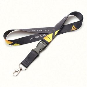 Custom Polyester Designer Keychain Durable Neck Strap Lanyard - Product Image 5