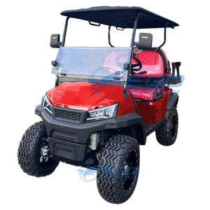 Voiturette de golf électrique 2+2 places très vendue pour le camping, la chasse et le transport spécial de véhicules pour les aventures en plein air - Product Image 1