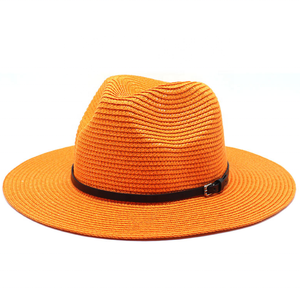 2025 Mới Đến Đầy Màu Sắc 20 Màu Sắc Có Thể Gập Lại Mùa Hè Mềm Mũ Rơm Phụ Nữ Bãi Biển <span class=keywords><strong>Hat</strong></span> Với PU Vành Đai Cho Phụ Nữ - Product Image 3