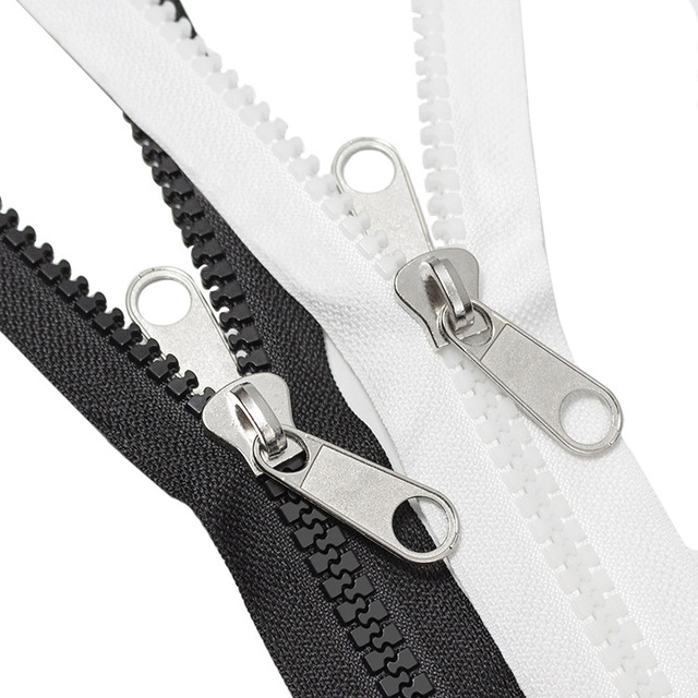 G&F No. 10 Resin Double-sided Zipper With Double Sliders Tent Zipper Large Pull Lock Accessories Long Large Zipper
