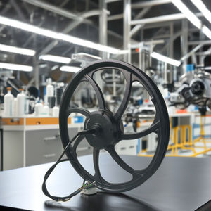 Motor de cubo de 48V 500W 36V 48V 350W DC engranaje sin escobillas Motor de cubo de bicicleta de 20 pulgadas con ruedas delanteras para bicicleta de disco eléctrica - Product Image 5