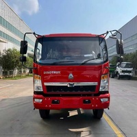Truk Mini Dump China Sino Howo 4x4 10 Ton 12 Ton 160hp Weichai Euro 2 Diesel Baru Setir Kiri Dijual untuk Konstruksi Afrika