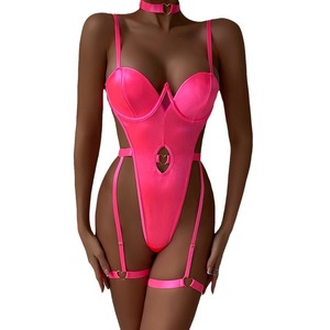 Pakaian Dalam Wanita Musim Panas, Pakaian Luar Seksi, Bodysuit Pembentuk Tubuh Push-Up Berbentuk Hati dengan Kawat Penyangga, Pakaian Dalam Wanita Seksi - Product Image 5
