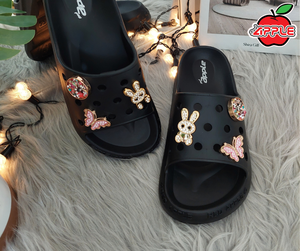 Sandales plates en EVA de qualité supérieure BG6515, dessin animé, Thaïlande, antidérapantes, imperméables, confortables, chaussures décontractées pour la maison, plage, rouge - Product Image 6