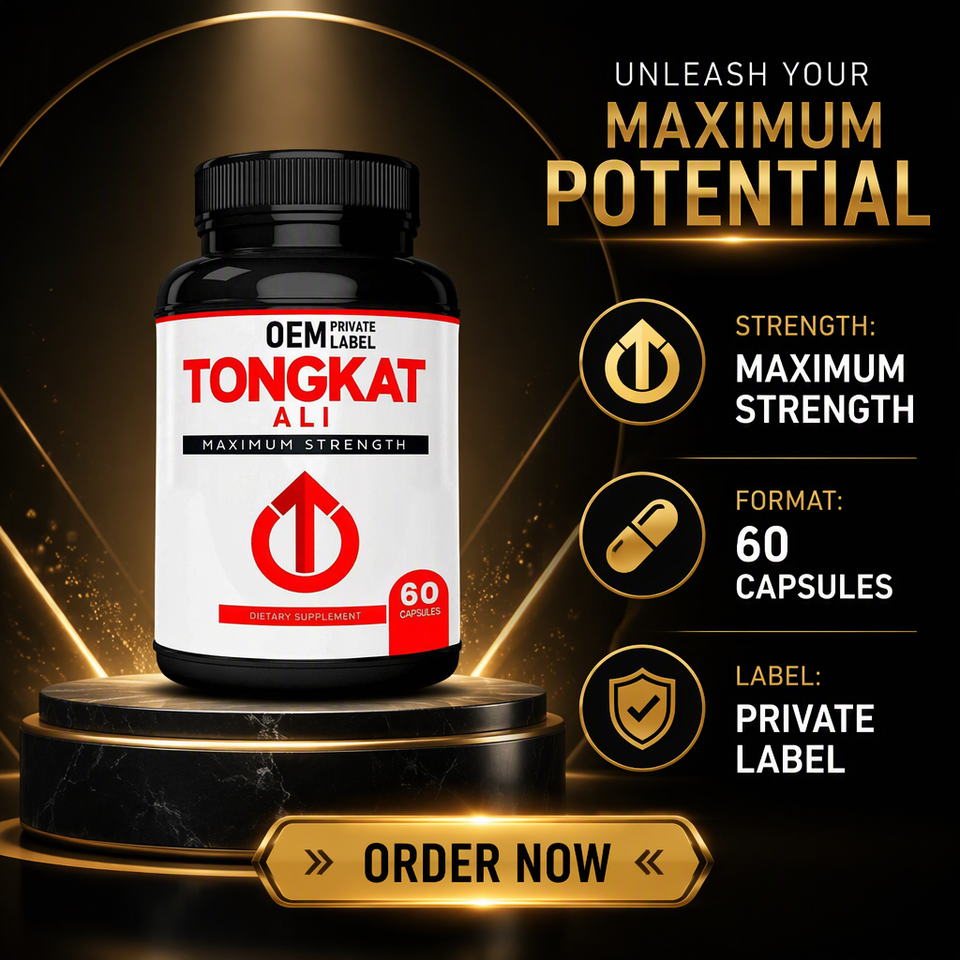 Tongkat Ali Herbal Capsules, Natural Root Extract Supplement, Support ...