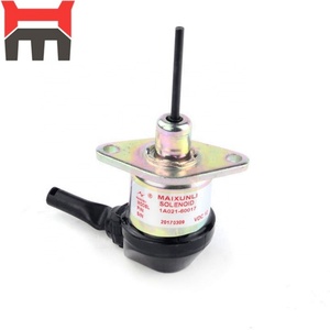 โซลินอยด์ดับเครื่องยนต์ 12V รุ่น 1A021-60017 สำหรับอะไหล่เครื่องยนต์ Kubota V1503 V1703 V2003 - Product Image 2