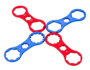 TOOPRE 8T-12T/27-28mm VTT couvercle <span class=keywords><strong>de</strong></span> fourche <span class=keywords><strong>de</strong></span> vélo clé 24101 outil <span class=keywords><strong>de</strong></span> retrait <span class=keywords><strong>de</strong></span> vélo pour une utilisation en magasin - Product Image 2