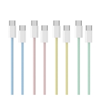 Câbles de charge rapide certifiés spéciaux pour iphone15 pro max, meilleur examen Câble de chargeur tressé 60W Type c à Type C pour apple